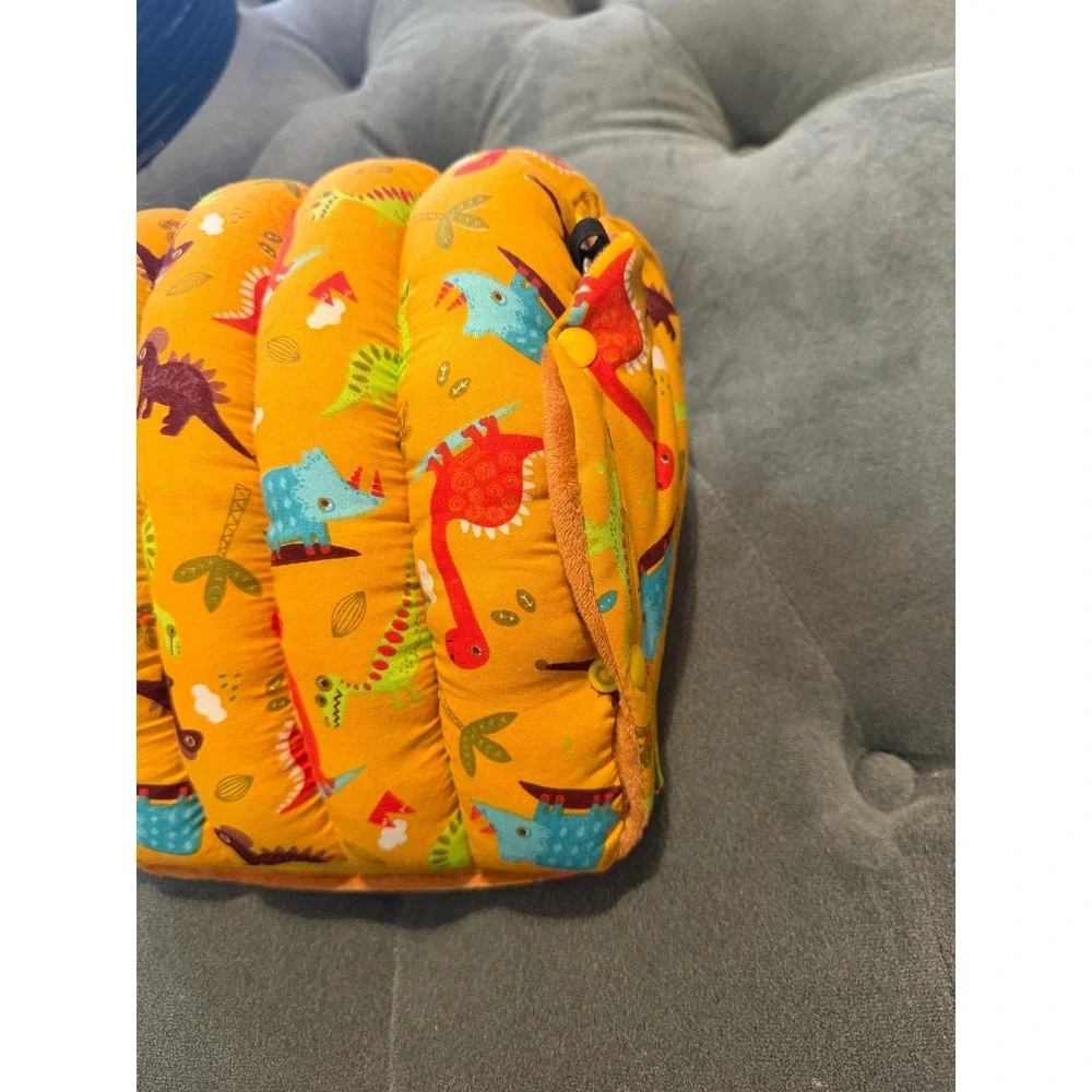 Unbranded Dinosaur Print Small Pet Bonding Pouch Good Fleece Lined Carrier